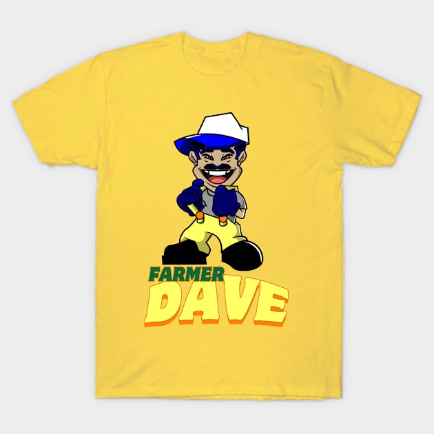 Farmer Dave T-Shirt by TerrellJackson